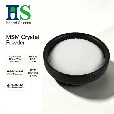 Polvere di cristallo MSM di grado USP | Dimetilsulfone CAS 67‑71‑0 Materia prima sfusa